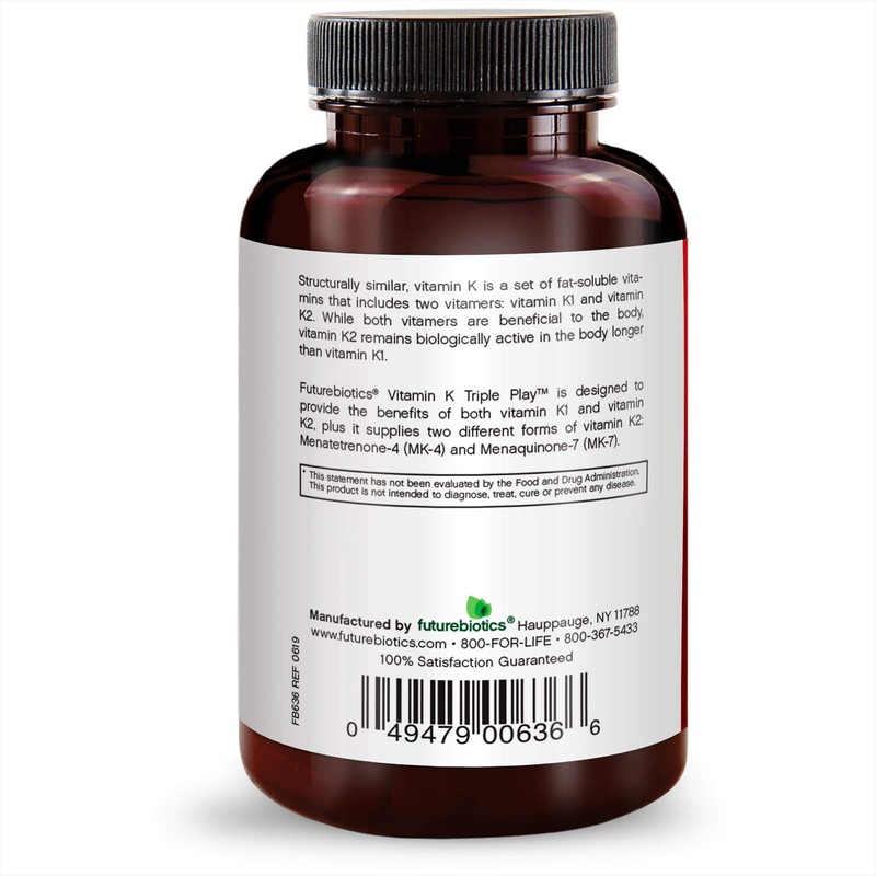Futurebiotics - Advanced Formula Complete Spectrum Complex Vitamin K Triple