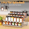 ZDDLOINP 4-Tier Spice Rack for inside cupboard, Kitchen Countertop Spice