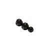 Fender® Jazz Bass® Pot Knobs, black, 3 pieces