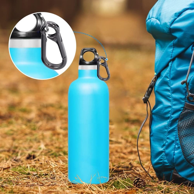 GENSMILE Carabiner Key Ring Holder - 2 Pieces Key Ring