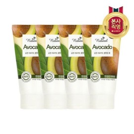 On The Body The Natural (엘지생활건강)온더바디 더내추럴 순한 아보카도 클렌징폼 120g x 4개33487129 LG Household & Health Care On the Body The Natural Mild Avocado Cleansing Foam 120g x 4 Count 33487129