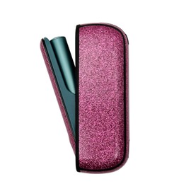 Keminsung Compatible with IQOS Accessories (Only for Iluma Case) Glitter Leather Case Open and Close Compatible with Iruma Case (Pink)