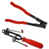 Supercrazy 2pcs Auto Cv Joint Boot Clamps Pliers Car Banding
