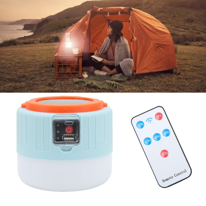 Solar Camping Light Three Mode USB Charging Bright LED Solar