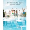 2025 Height Upgrade Pool Fountain for Above Ground/Inground Pools with