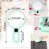 Novadex Magnifying Travel Hand Held Vanity Mirror, Compact Double-Sides Folding