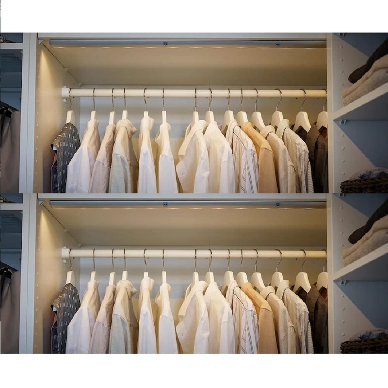 I-K-E-A KOMPLEMENT PAX Wardrobe Clothes Rail, White Closet Rod Hanging