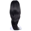 OneDor 22" Semi Curly Hair Women Ladies 3/4 Half Wig