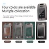 ontto Metal Leather Car Key Fob Cover Fit for Volvo