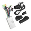 Half Twist Throttle Grip with Display Meter 3 Modes Sine