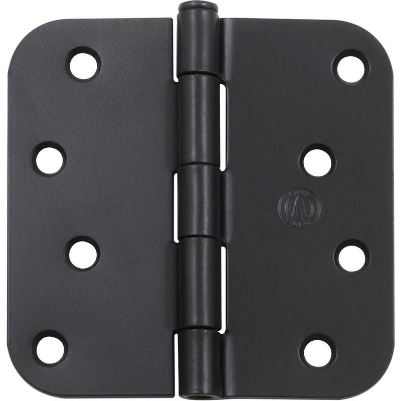 Stone Harbor Hardware 4" Door Hinges, 5/8" Radius Corner, Matte