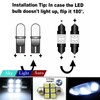 skylightauto 18pcs LED Premium ICE Blue Light Interior Package Deal
