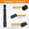 sourcing map Nut Driver 5.5mm Hex Drive Socket CR-V Steel