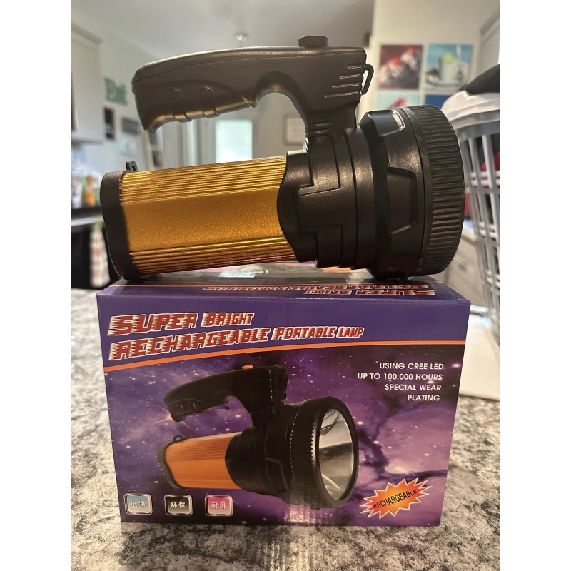 Super Bright LED Flashlight Rechargeable Super Bright Work Camping Fishing