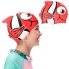 Gorros de Natación para Niños,Gorro de natación de Silicona Unisex,