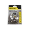 Kryptonite Keyed Padlock, Stainless Steel Heavy Duty Lock with Keys,