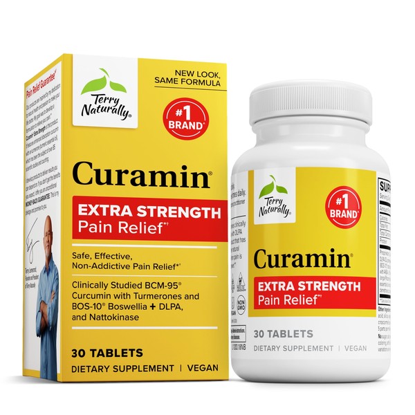 Terry Naturally Curamin Extra Strength - Curcumin & Boswellia Supplement