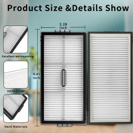 （4Sets）Replacement Washable HEPA Filter Compatible With Roborock Saros 10R / G20s Ultra Robot Vacuum Cleaners, High Efficiency Filter Accessories Kit Filters Replacement Parts