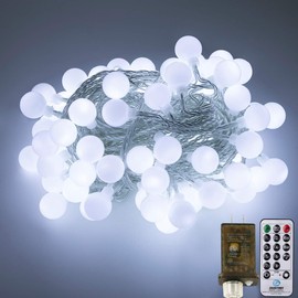 AWQ 200 LED Christmas Lights Christmas String Lights Decoration Lights for Christmas Home Garden Wedding Party Xmas Tree Bedroom Indoor Outdoor Decor (200, White)