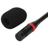 Gooseneck Microphone 17.7in Flexible Noise Reduction Gooseneck Plug in Microphone
