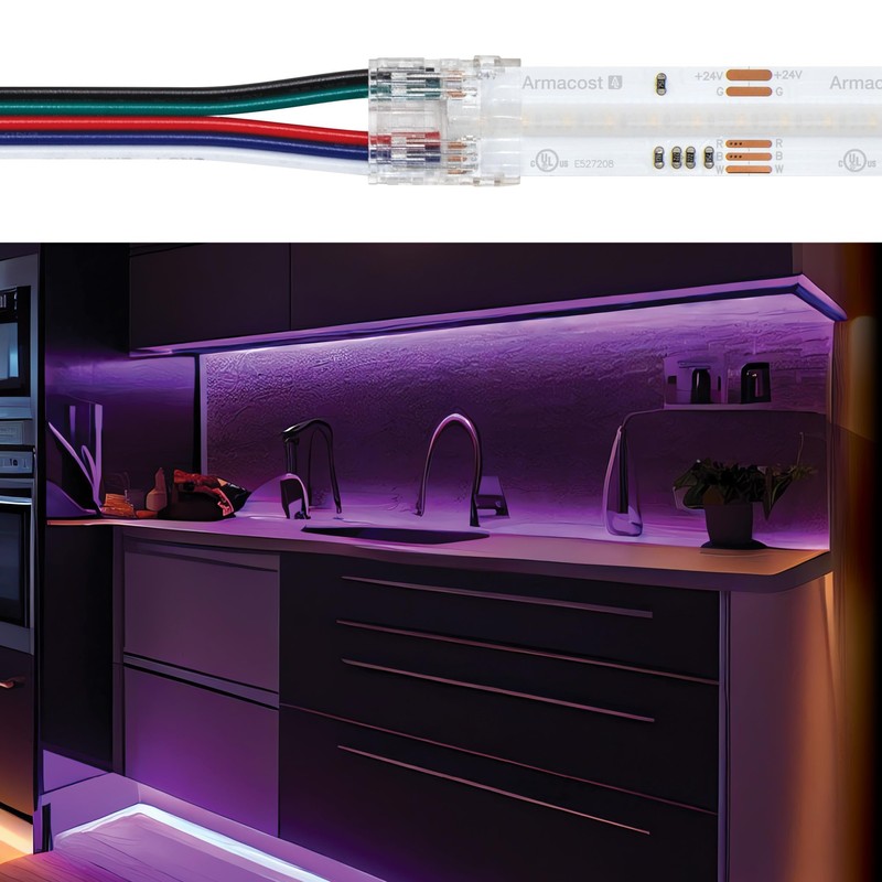 Armacost Lighting 5 Pin COB RGB+W 48" Tape to Wire