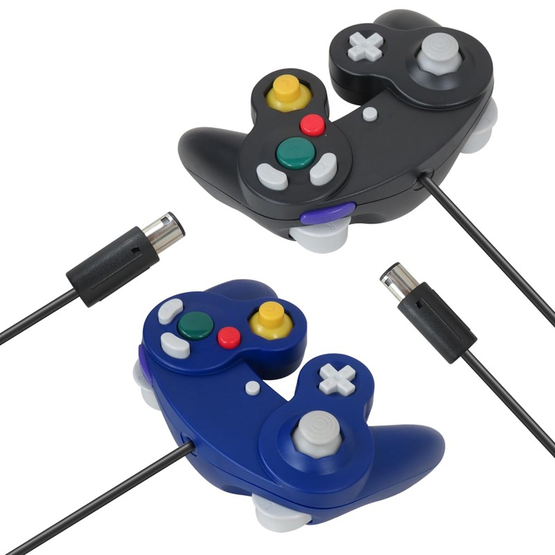 KOGUNXU New 2 Pack for GameCube Controller for Wii/NGC |