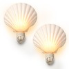 Tumbler Home Real Sea Shell Beach Night Light Real, Natural,