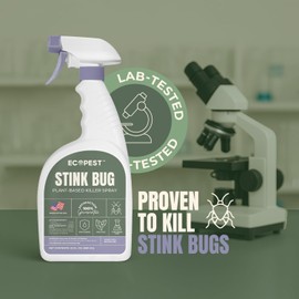 Stink Bug Spray, 22 oz. | Natural, Plant-Based Stink Bug Killer for Indoor and Outdoor | Home Pest Control Spray and Repellent for Stink Bugs | Made with Clove Oil, Safe Around Children and Pets