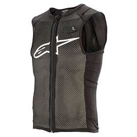 Alpinestars Men's Standard Paragon Plus Protection Vest, Black/White, L