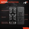 A-Premium Front Driver Side Master Power Window Switch Compatible with