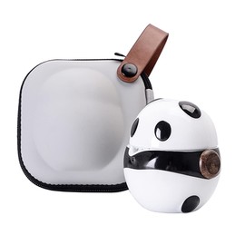 Sizikato Tea for One Teapot and Cup Set, Cute Panda Mini Portable Tea Set for Office, Outdoor, Picnic, Travel.