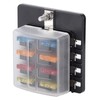 8-Way Blade Fuse Block, 8‑Way Terminal Fuse Box Car Boat