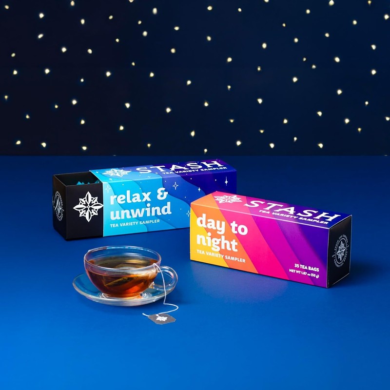 Stash Tea Relax and Unwind Tea Sampler - Assorted Specialty