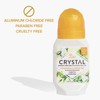CRYSTAL Mineral Deodorant Roll-On- Body Deodorant With 24-Hour Odor Protection,