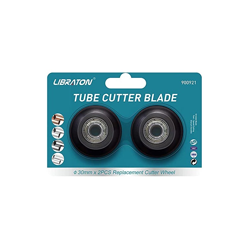 LIBRATON 2-Piece Pipe Cutter Replacement Blades for Large Pipe Cutters,