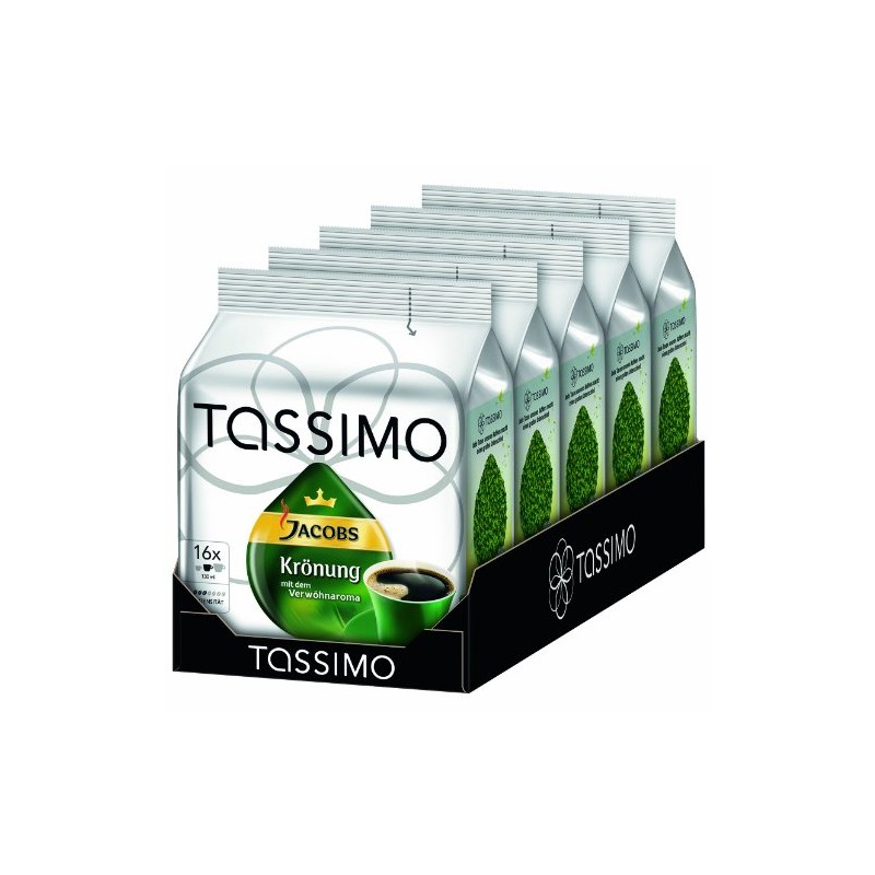 TASSIMO Jacobs Kronung Coffee Capsules Refills Pods T-Discs Pack of