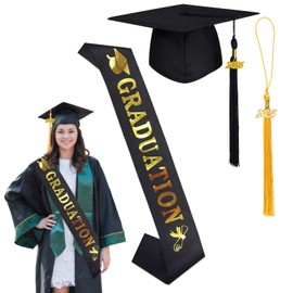 Bachelor Hat Graduate Hat 2023 Pendant Tassel Sash for College Bachelor Graduation Bachelor Graduation Gift for Men Women