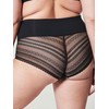 SPANX, UNDIETECTABLE, Illusion Lace Hi-Hipster, Very Black,L