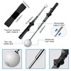 5-in-1 Retractable Golf Swing Training Aid, Indoor & Outdoor Practice