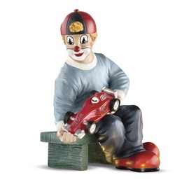 GILDE Gildeclown Decorative Figurine Clown My Whole Pride, Collectible Hand-Painted, Height 12 cm, Car Gift for Men, Birthday