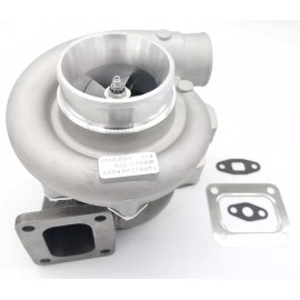 turboboosts T76 Turbo T4 .96 A/r Trim 600+ Hp 76mm Compressor Oil Line Turbine flange T4
