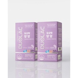 duorock Duolac Yum Yum Children's Chewable Yogurt Flavor 80 Tablets (2) / 듀오락 얌얌 어린이 츄어블 요구르트향 80정 2개