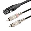 luxferre xlr rca converter cable rca xlr conversion cable canon