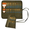 Tibapla 22/30 Slots Artist Brush Roll, Army Green Paint Brush