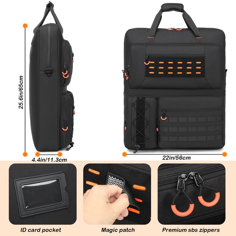 Tactical Solar Panel Carrying Bag for Jackery SolarSaga 100W /