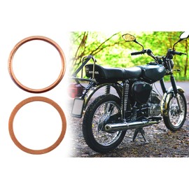 Manifold Nut Seal Set Copper Hollow + Solid 28 x 34 mm for Exhaust Simson S50 S51 S70 SR50 KR51 SR4 SR1