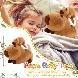 ZPSOSPZ Adorable Soft Capy-bara Doll, Capybara Plush Toy, Cute Plushie Pillow Realistic Soft Capy-bara Stuffed Animal Doll, Stuffed Animal Capy-bara Toy, Capybra Plush Toy, 30cm