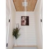 Luxdecor Real Wood Wall Planks - White Shiplap Boards 5"