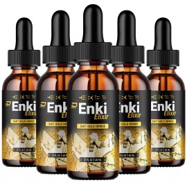 Enki Elixir (5 Pack) Enki Elixir Drops Healthy Formula-EnkiEl