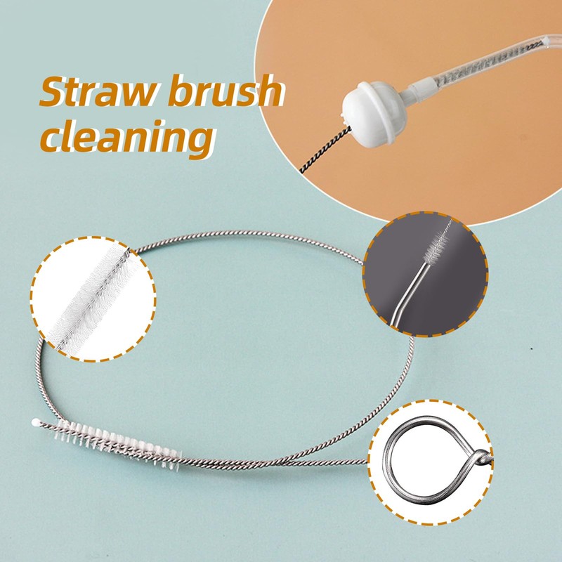 4 Pieces Feeding Tube Brushes, Cleaning Brushes, 32 Inches Long